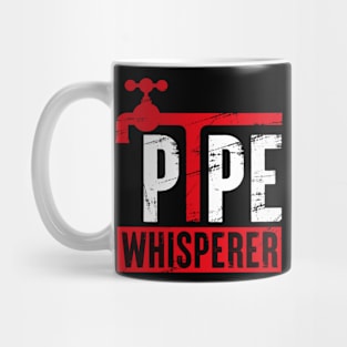 Pipe Whisperer Plumber Plumbing Funny Distressed Style Mug